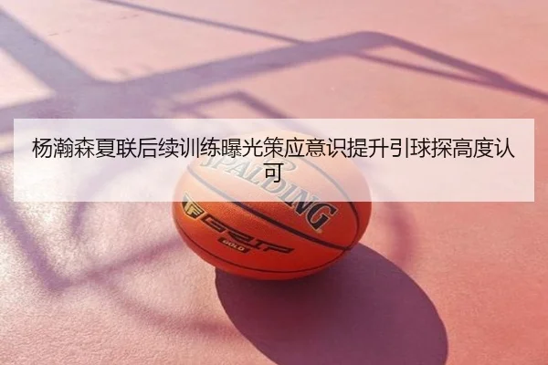 杨瀚森夏联后续训练曝光策应意识提升引球探高度认可